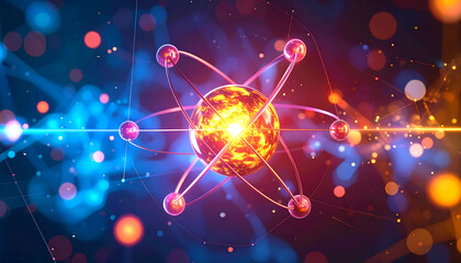 Stunning Atom Model: Exploring Quantum Physics & Atomic Structure