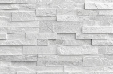 White stone wall texture, rectangular panels, even rows