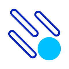 Dynamic abstract composition featuring angled lines converging towards a vibrant sphere