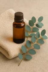 Aromatic Eucalyptus Oil for Soothing Massage Therapy and Relaxation