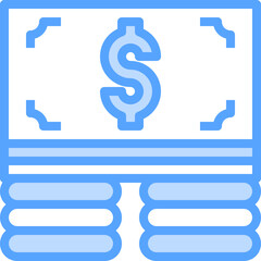 money illustration on a white background     