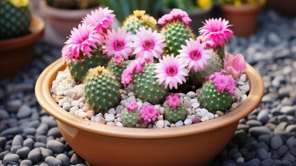 close cactus pink