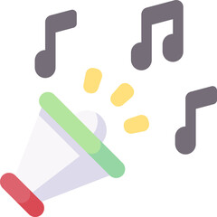 music illustration on a white background    