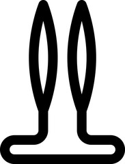 needle illustration on a white background     