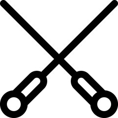 needles illustration on a white background     