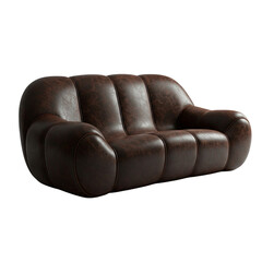 Obraz premium High-Quality Brown Leather Furniture