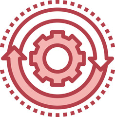 operating system illustration on a white background     