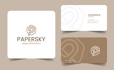 Papersky Home Appliance Logo and Business Card Design