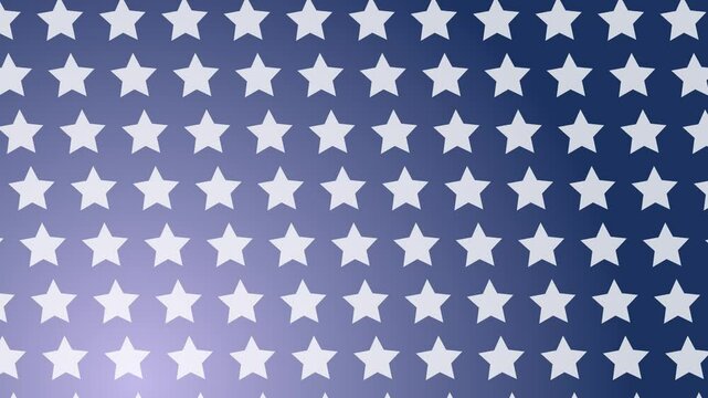 Animation of a star pattern with a blue gradient background