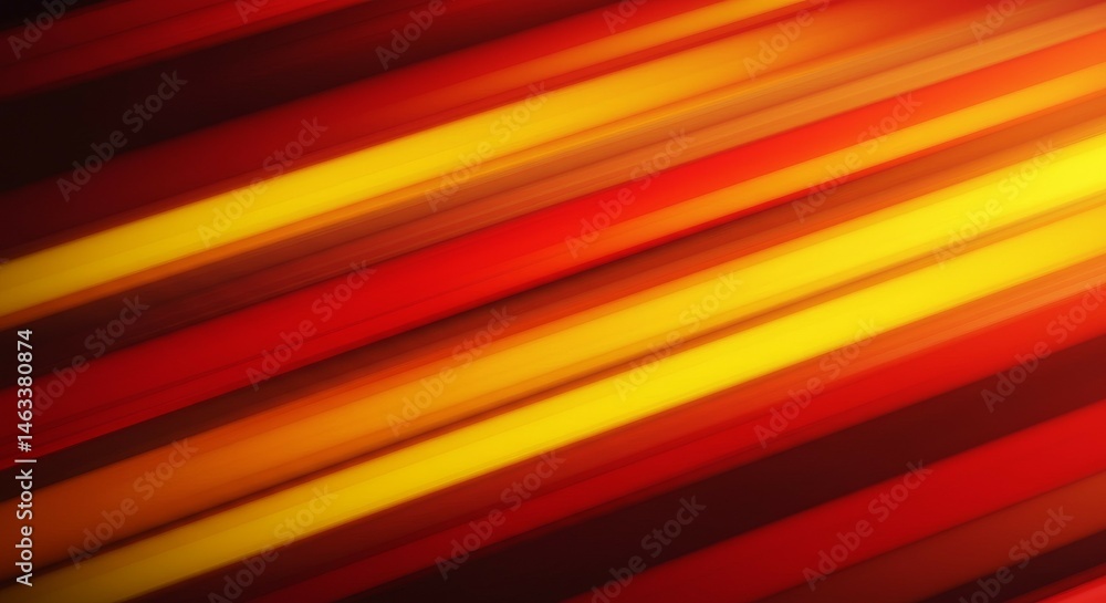 Aufkleber abstract diagonal lines with orange and yellow color gradient