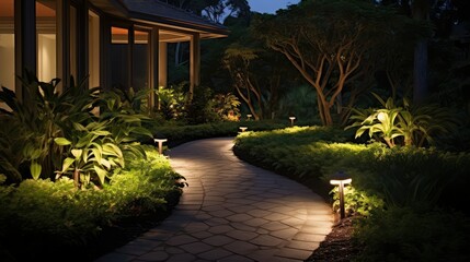 Fototapeta premium illumination motion sensor light