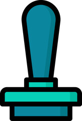 rubber stamp illustration on a white background    