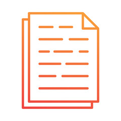 Obraz premium Paper Icon