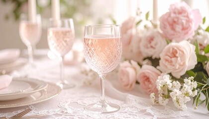 素敵なピンク色のカクテルカクテル