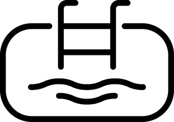 swimming illustration on a white background     