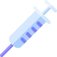 syringe illustration on a white background     