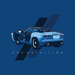 car logo vector illustration of a car car logo design car detailing car wash
