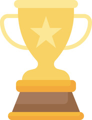trophy illustration on a white background     