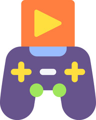 Obraz premium video game illustration on a white background 