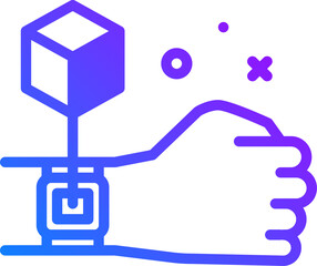 watch (2) illustration on a white background     