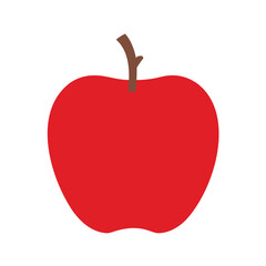 Red Apple A Crisp Clean Image of a Delicious Apple