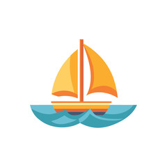 Sailboat on the Ocean A Summery Icon