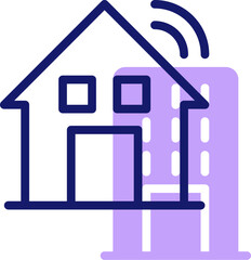 work from home illustration on a white background     