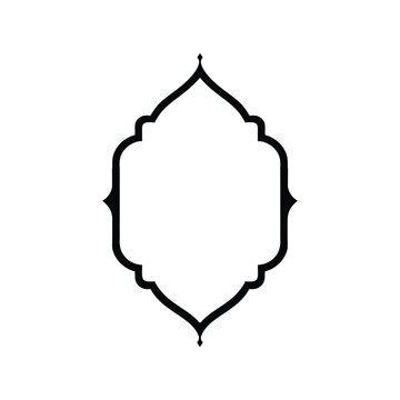 black ornate frame on white background clip art preview