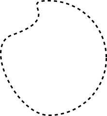 Dash line circle