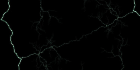  Massive lightning bolt with branches isolated on black background. Glowing wavy lines template Color lightning concept in the dark energy magic abstract background. 