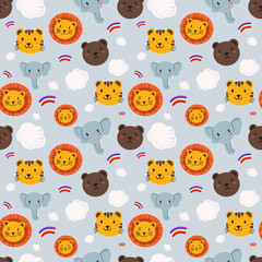 seamless animal pattern