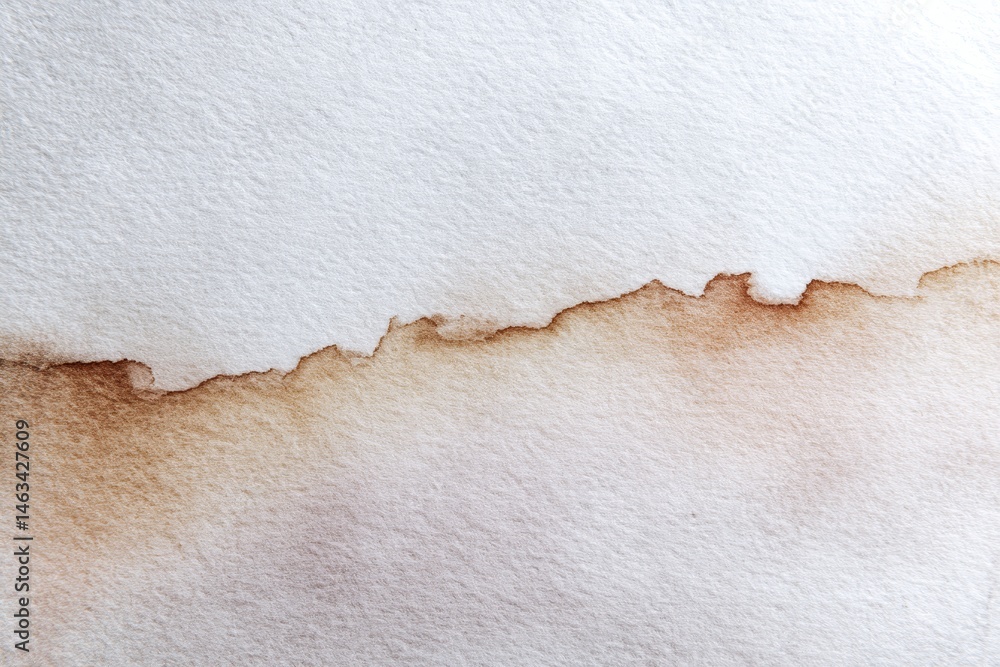 Poster abstract brown ink wash on white paper - a high-resolution of a brown ink wash on white paper, creat