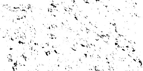 Black and white noise paper dust. Distressed Dirty rough overlay texture. Black grunge texture on transparent backdrop background. Scratches on a white background.