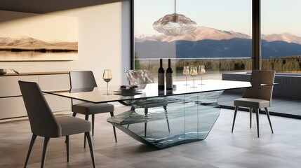 dining chardonnay bottle