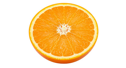 Juicy orange slice a citrus delight