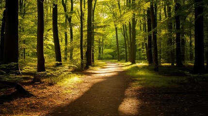 Fototapeta premium leaves yellow green