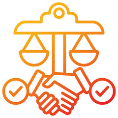 Legal Contract Icon