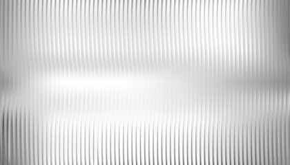 Obraz premium Abstract gradient line pattern background. Transparent acrylic plastic effect, metallic blurred surface. Ribbed glass material