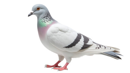 Fototapeta premium Detailed Dove Squab Clipart, isolated on a white background.