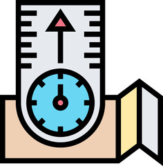 compass illustration on a white background    