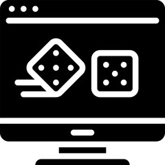 desktop computer illustration on a white background     