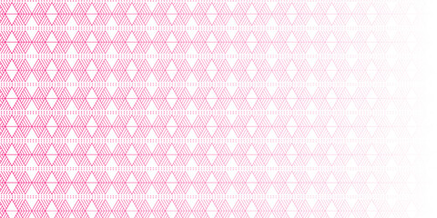 Pink Gradient Pattern with Intersecting Triangle Geometric Designs and Lines