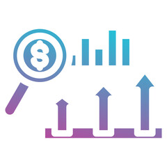 analysis economy icon