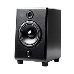 Obraz premium Black speaker isolated on a white background. Ai Generated Images