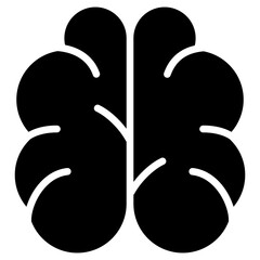 brain glyph icon