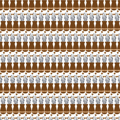 a flower vase pattern doodle design