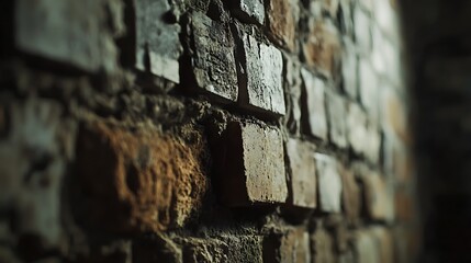 Close-up of an Old Stone Wall