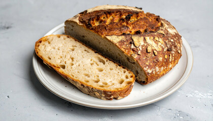 Crusty Artisan Bread Loaf: Homemade Sourdough Recipe