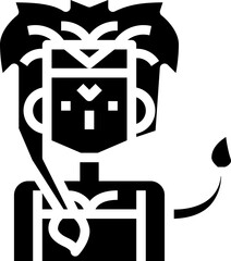 leo illustration on a white background     