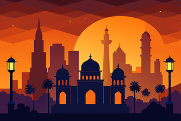 mumbai at night  vibrant chaos under orange 